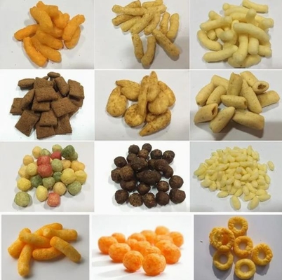 Large Capacity Corn Puff Extruder Machine , double screw extruder machine