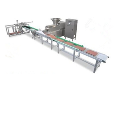 SUS304 Pet Food Extruder Automatic meat bar entry cold extrusion single screw stainless steel production line