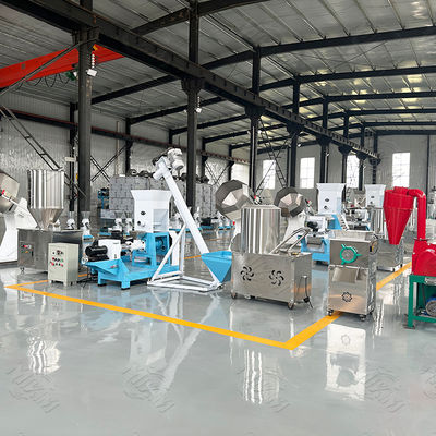 Pet Favorite Single Dog Food Extruder Machine Full Automatic Stailess Steel 100-300kg/h