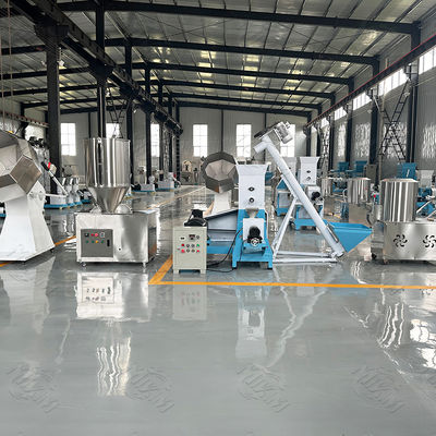 Pet Favorite Single Dog Food Extruder Machine Full Automatic Stailess Steel 100-300kg/h