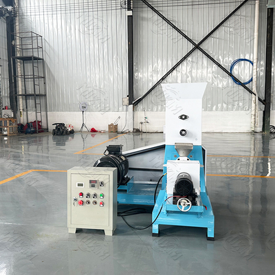 Durable dog food machinery  , fish feed extruder machine Stainless Steel