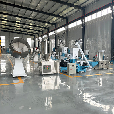 Durable dog food machinery  , fish feed extruder machine Stainless Steel