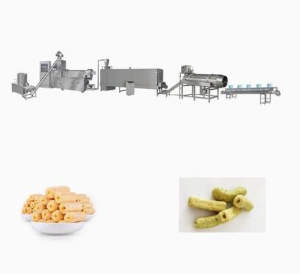 High Yield Medium Capacity Puff Corn Snacks Making Machine / Equipment 380v SS304