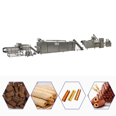 WEG Motor Puff Snack Corn Puff Making Machine Stainless Steel
