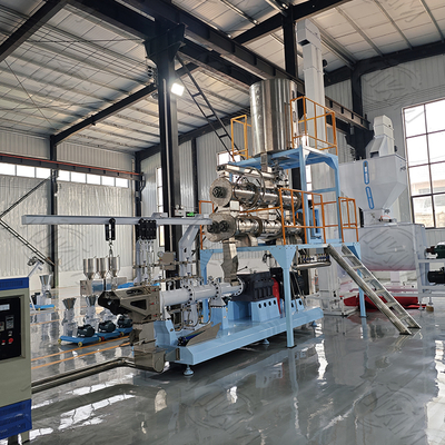 Feed Pellet Extruder Twin Screw Pet Food Extruder Machinery with CE Approved