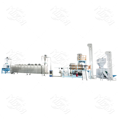 Continuous Automatic Pet Food Extruder Floating Fish Feed Extruder Machine with Double Screw