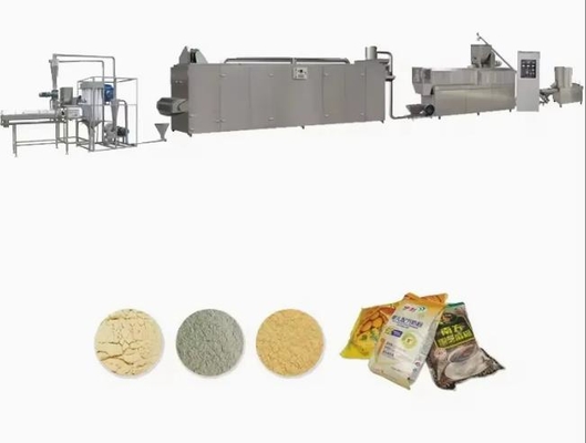 Twin screw extruder baby milk rice powder making machine with CE ISO certificated
