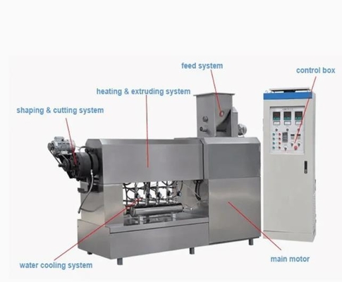 Twin screw extruder baby milk rice powder making machine with CE ISO certificated