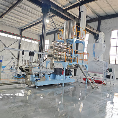 German Motor Dry Pet Fish Food Extruder Machine / Processing Line with CE approved
