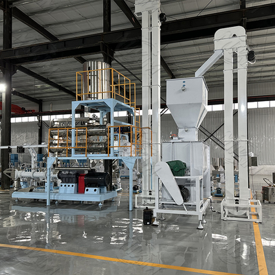 Two Ton Dry Dog food processing equipment / Floating Fish Food Extruding machine