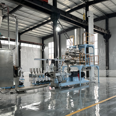 Defatted soy flour Pet Food Extruder , double screw extruder machine