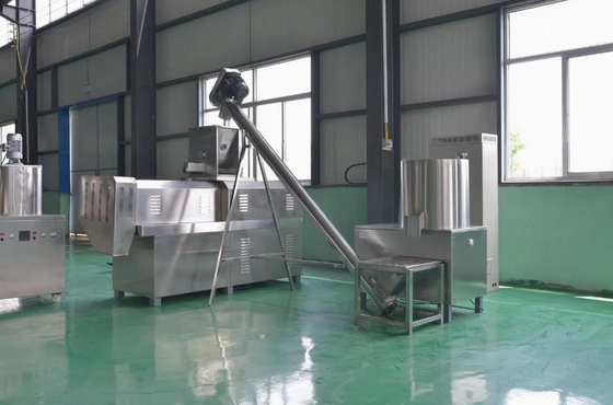 Nutrition Grains Rice Powder Food Extruder Machine / Production Line