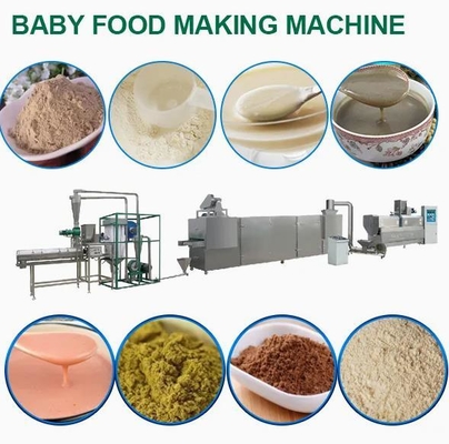 Twin screw extruder baby milk rice powder making machine with CE ISO certificated