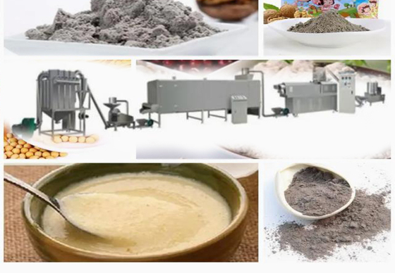 Nutritional baby rice powder Food Extruding machine / production line