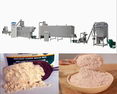 Extruded Rice Baby Powder Nutritional Flour Food Processing Line New