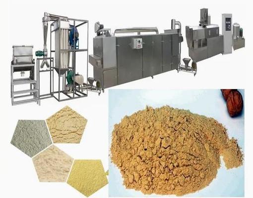 Twin screw Rice Powder Food Extruder Machine Food Extrusion Equipment 193kw