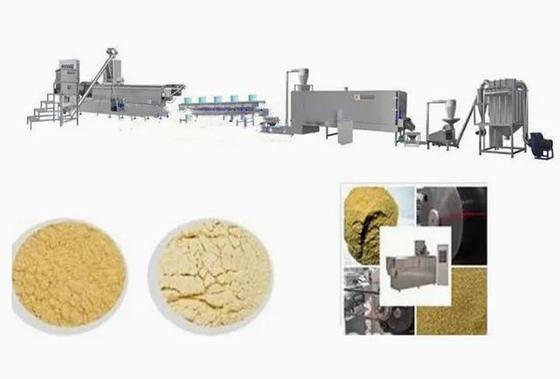 High yield automatic stainless steel material with various shapes of extruded food twin screw extrusion line