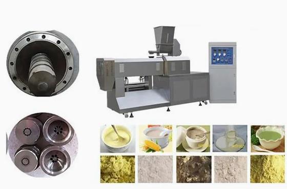 High yield automatic stainless steel material with various shapes of extruded food twin screw extrusion line