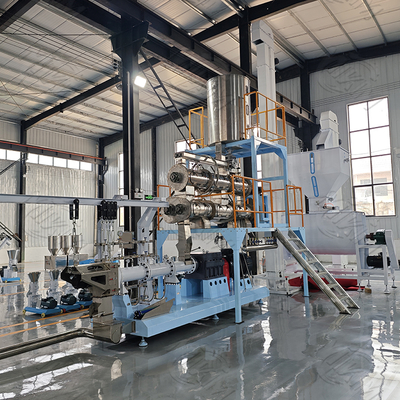 Stainless Steel Twin Screw Dry Pet Food Extruder equipment for Dog , birds