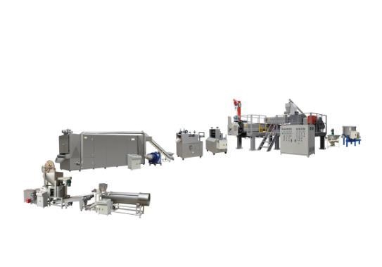 3D Snack Pellet Machinery / Single Screw Snack Extruder Machine for 3D Pellets