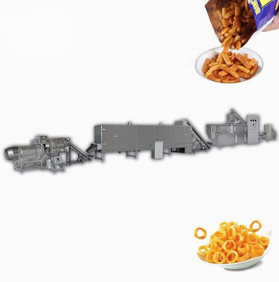 English Version SUS304 Snack Extruder Machine Continuou Automatic