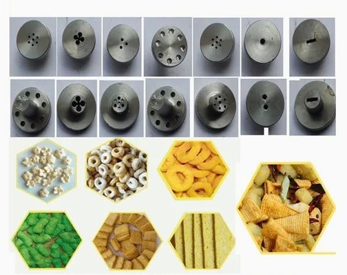 English Version SUS304 Snack Extruder Machine Continuou Automatic