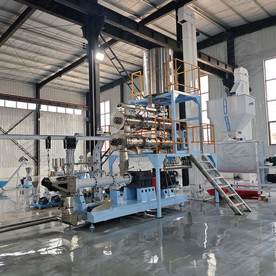 Dog / Cat / Bird / Fish / Pet Food Manufacturing Machine Line With WEG Motor Three Year Guarantee