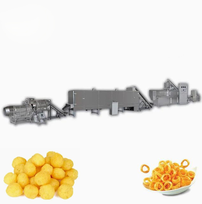 Custom 3D Snack Pellet Machinery 200-260kg/H Triangle Roung Tube Onion Ring