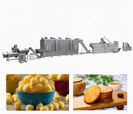 Auto 3D Snack Extruder Machine , Fried Food Processing Equipment