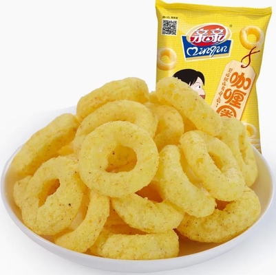 Automation Snack Extruder Machine , 3 D Snack Pellets Fryums Making Machine