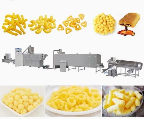 Crispy fried rice crust 3d snack food making machine / production line
