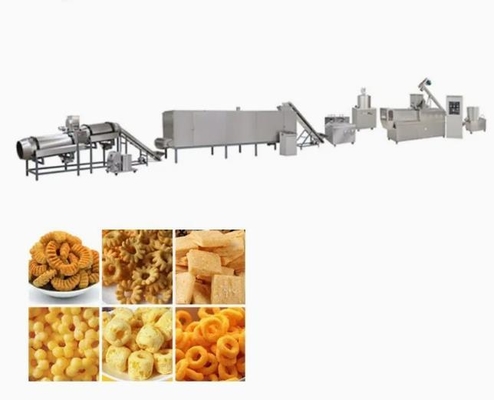 Continuous and automatic Snack Pellet Production Line 3D with CE Standard