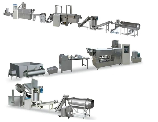 Single Screw Food Extrusion Equipment For 3d Flour Bugles Chips Making