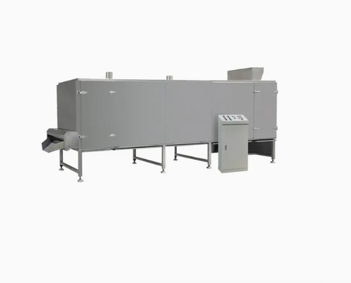 Puffed food extruder Machine / frying snack food processing line