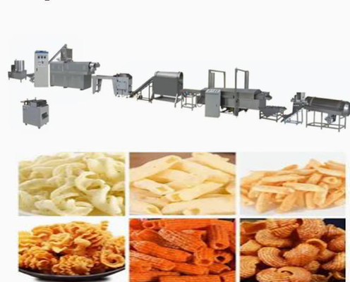 Bugles 3D Snack Pellet Machinery Low Energy For Macaroni Pasta Food