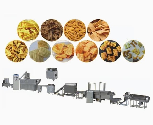 3D Pellet Snack Extruder Machine , potato chips making machine