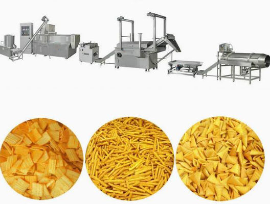 3D 2D Extruded Frying Snack Food Processing Line CE ISO9001 Approved