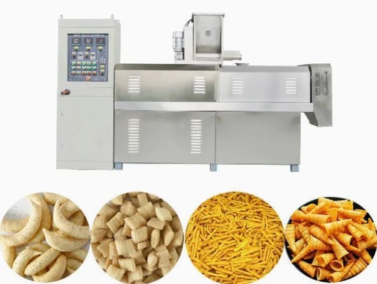 CE ISO9001 Approved 3D 2D Extruded frying snack food processing line