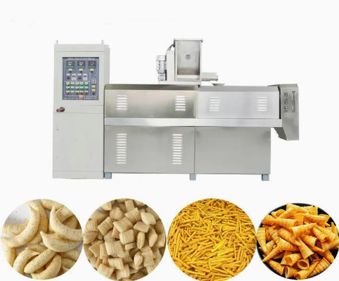 Tri - D Pellet Food Snack Extruder Machine , Fried Food Processing Machinery