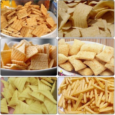 3D Compound Fried puff extruder machine with single screw extruder food processing