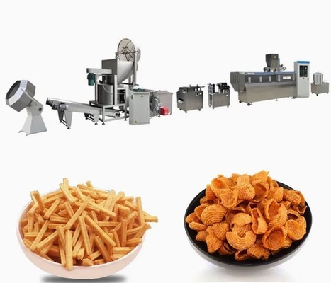 Single Screw Extruder For Pasta Macaroni , Pasta Extruding and Roaster Machine
