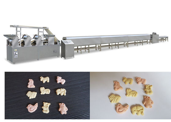 Low Price Different Capacity Dog Biscuit Making Machine , Pet Food Processing Line