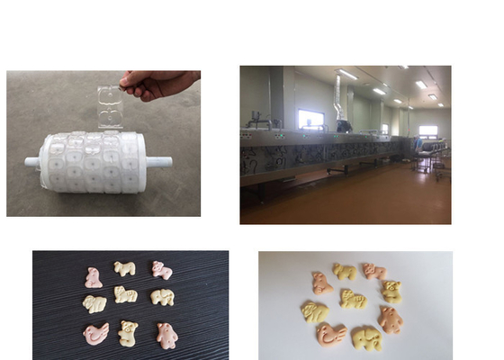 Full Life Dog Biscuit Making Machine , Pet Dental Care Dog Food Equipment