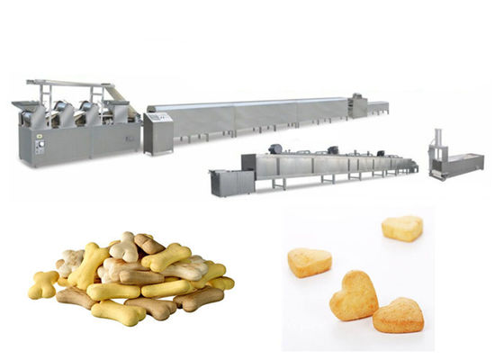 High Speed 1000kg / 8hr Dog Food Making Machine For Pet Biscuit Making