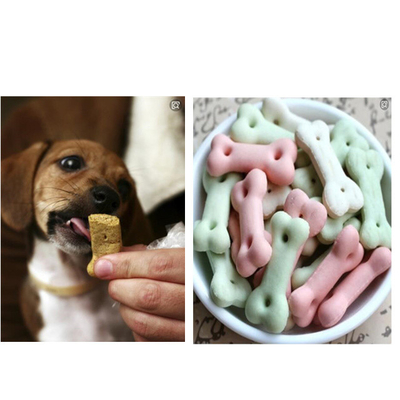 Humam / Pet Eating Short Dog Biscuit Making Machine Semi Hard Biscuit Production