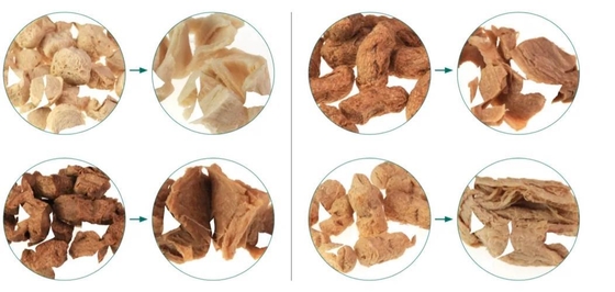 Breakfast cereals Soya Extruder Machine 120kg/h , 500kg/h , 1ton/h