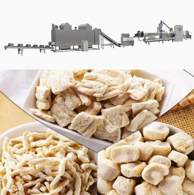 Continuous & Automatic Soya Extruder Machine for Soya Protein / Textureed Soya Protein