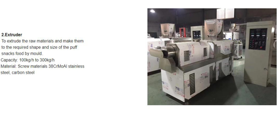 Continuous & Automatic Soya Extruder Machine for Soya Protein / Textureed Soya Protein