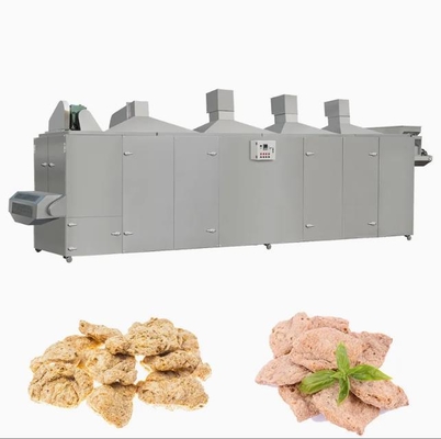 Soybean textured protein Soya Extruder Machine , corn flakes machinery
