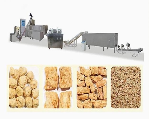 CE ISO9001 Standard Full fat soya extruder equipment Production Line